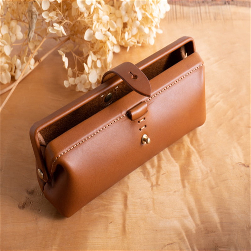 Retro glasögonfodral & sminkborstväska med stor kapacitet_voghion.com