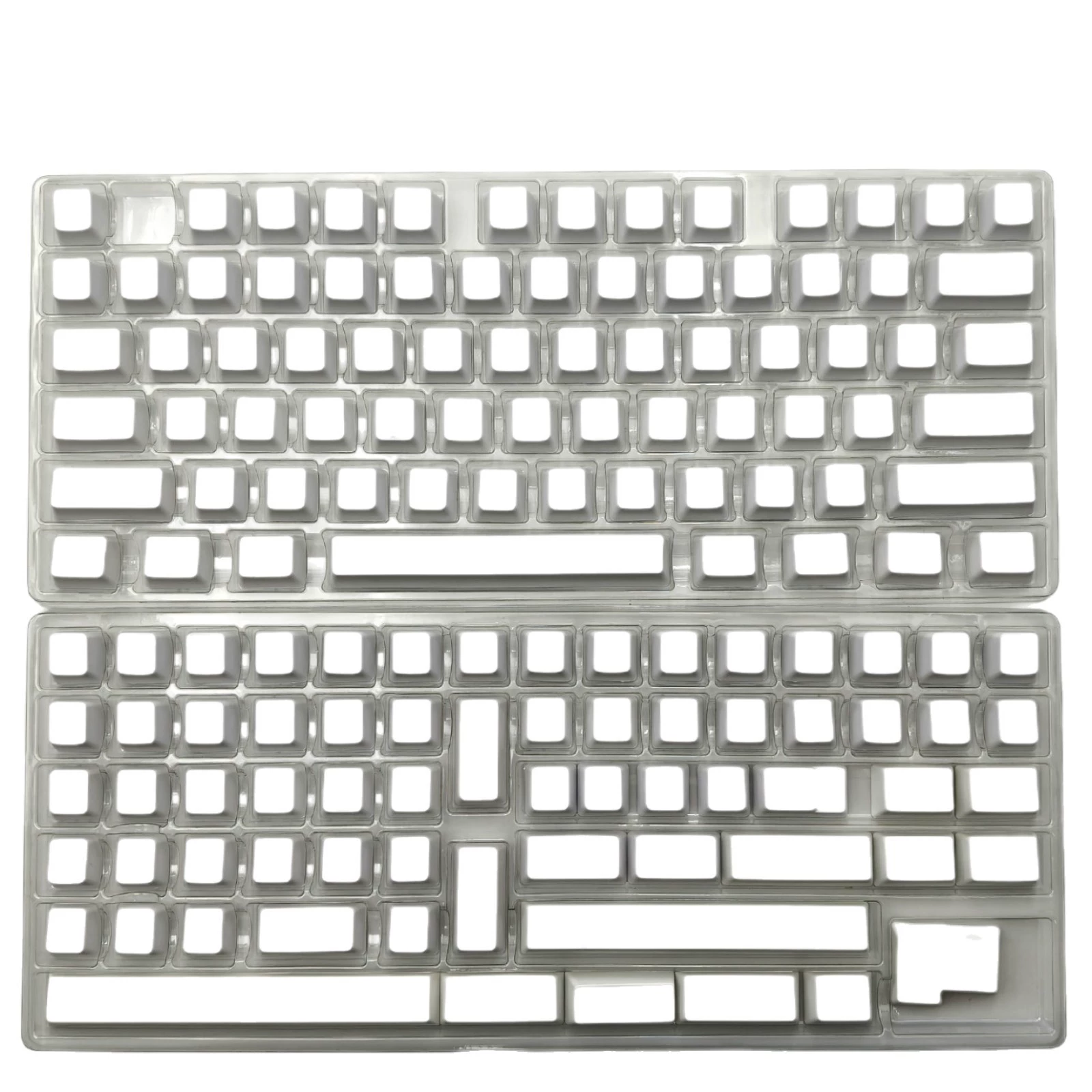 Complete set of OEM highly blank keycap materials 141 keys PBT material custom processing five-sided sublimation