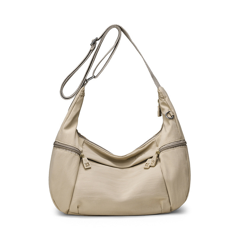 Single-shoulder crossbody bag, horn bag, large-capacity bag, large dumpling bag, casual lightweight bag, women's wholesale 2026 new model Single-shoulder crossbody bag, horn bag, large-capacity bag, large dumpling bag, casual lightweight bag, women's wholesale 2026 new model