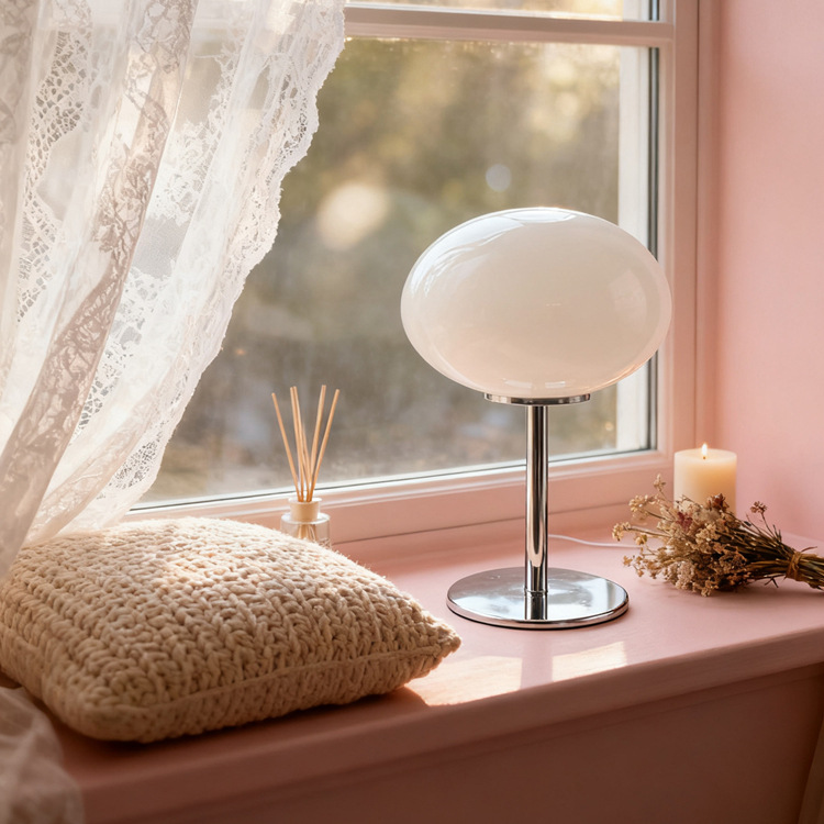 Creative Lollipop Ins Table Lamp Bedroom Decoration Bauhaus Post-Modern Simple Mid-Century Style Atmosphere Bedside Lamp