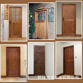 老榆木室内门仿古家居室内套间门室外双开大门旅馆酒店室内平开门