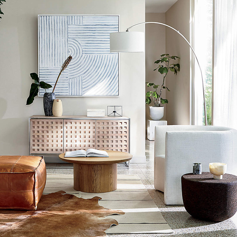 Mesa de centro redonda nórdica moderna y sencilla de madera maciza para sala de estar y dormitorio, mesa redonda para apartamento pequeño, muebles para el hogar, totalmente de madera maciza minimalista