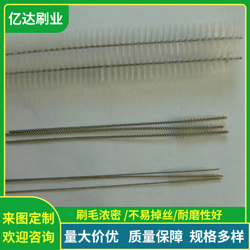 加工铜丝不锈钢丝磨料丝螺纹柄去毛刺管道刷钢管去锈管道刷试管刷