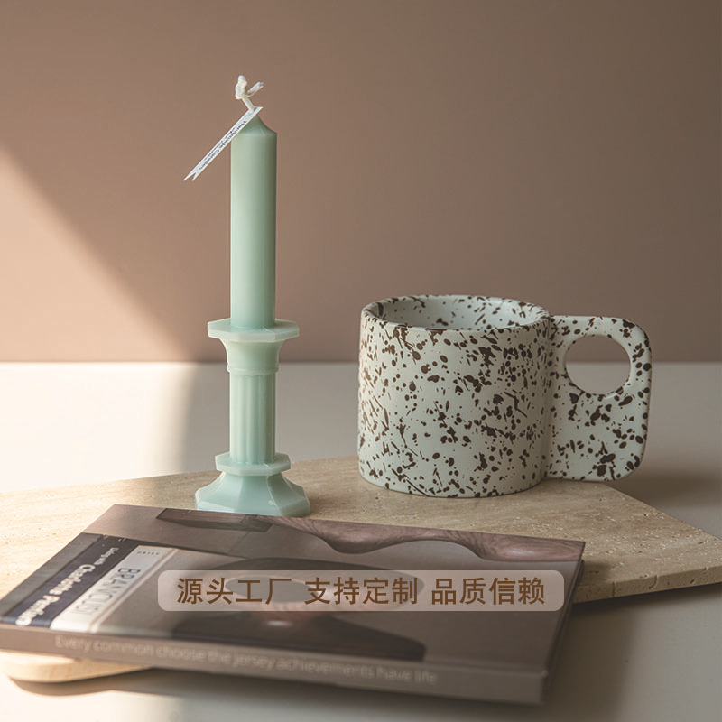 Venta caliente candelabro de simulación en forma de vela vela de aromaterapia Adornos decorativos avanzados Inicio Pilar romano Candelabro