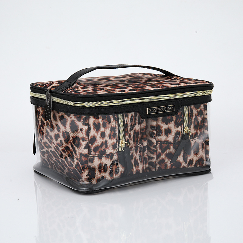 Nuevo traje de tres piezas con estampado de leopardo