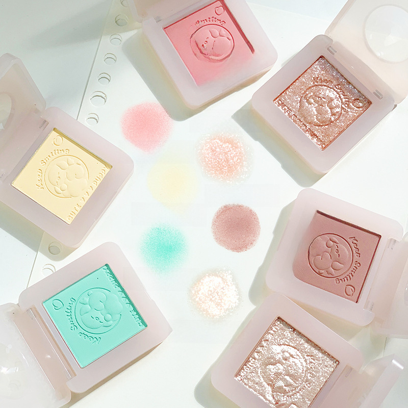 xixi paper falling cloud smoke monochrome eye shadow powder delicate not easy to fly powder natural fine flash color natural brightening students