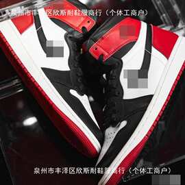跨境莆田鞋纯原乔AJ1 高帮篮球鞋空军一号头层牛皮运动鞋跑步鞋