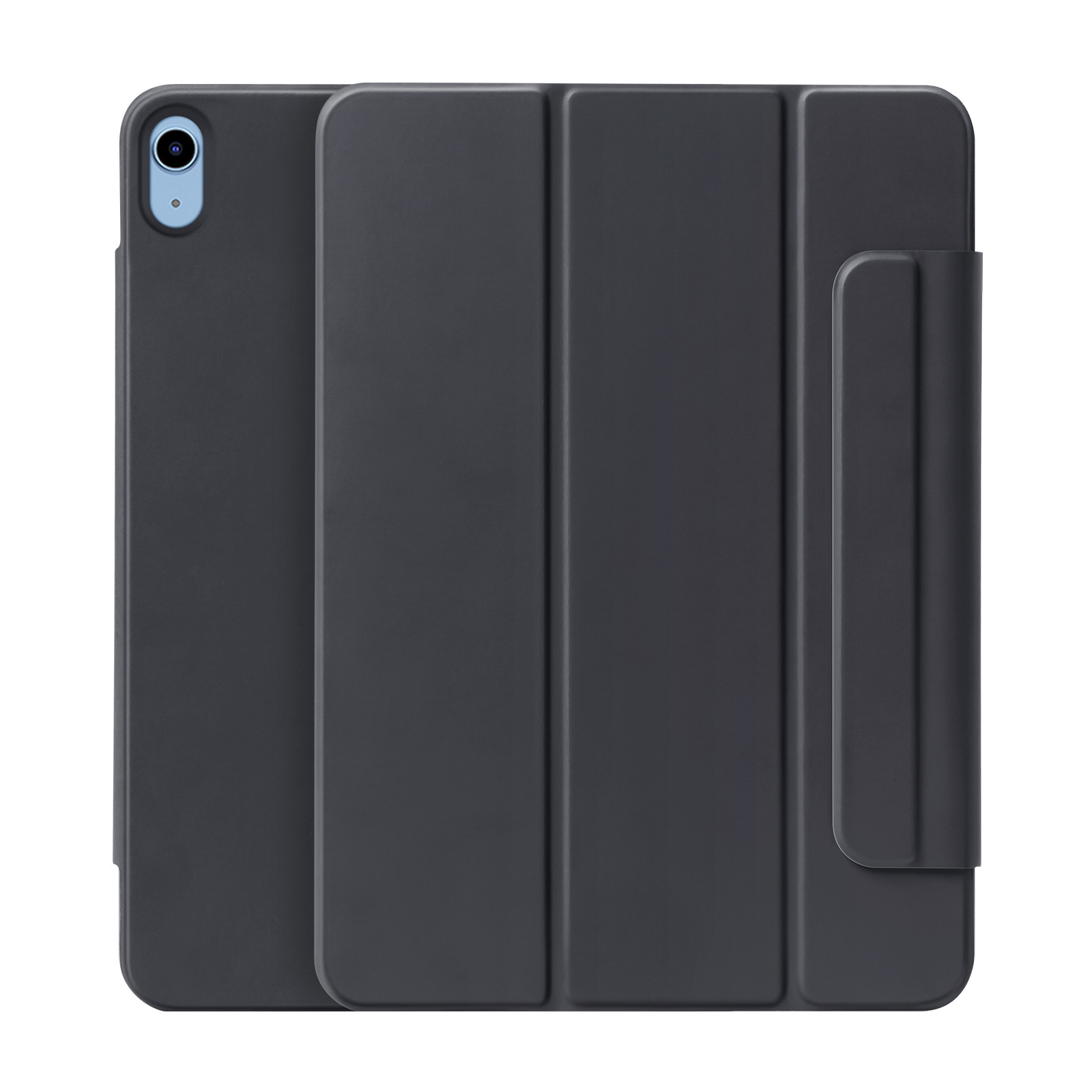 Aplicable para iPad Pro11 succión de doble cara clip iPad 10.9 simple cubierta plana de tres pliegues con cubierta de pluma al por mayor