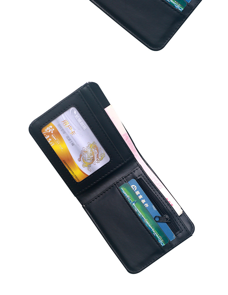 Unisex Letter Skull PVC Open Small Wallets display picture 9