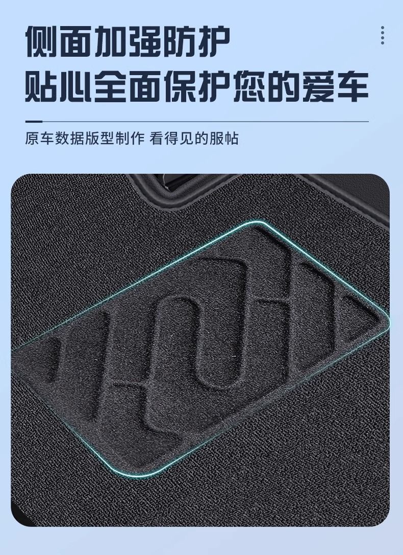 Suitable for Volkswagen Golf Foot Mat TPE Encloses 24 Special Golf 8 Generation 7 Generation 6 Generation Interior Car Foot Mat