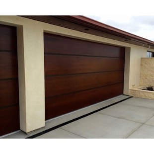 High-End Customized Environmentally Friendly Solid Wood Garage Door, Heat-Resistant, Crack-Resistant, Moth-Proof, Moisture-Proof and Non-Deformable, Heat-Insulating and Heat-Insulating
