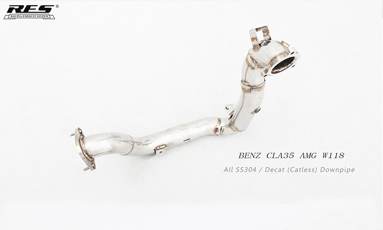 Applicable to Mercedes-Benz C260L A45S 1.5T 2.0T National Six Modified res Exhaust Head Middle and Tail Valve Sound