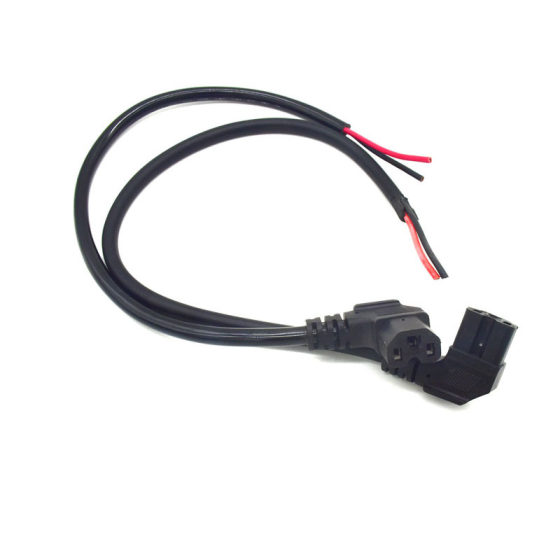 Wholesale electric car two-core elbow line word Port AC elbow power cord charging plug battery car accessories