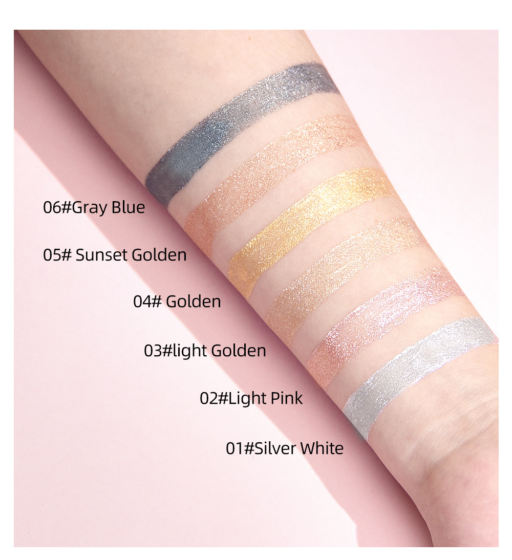 carina QIBEST Liquid Lipstick eye shadow Dual purpose Makeup Durable easy to apply Pearlescent and bright without touching the_voghion.com