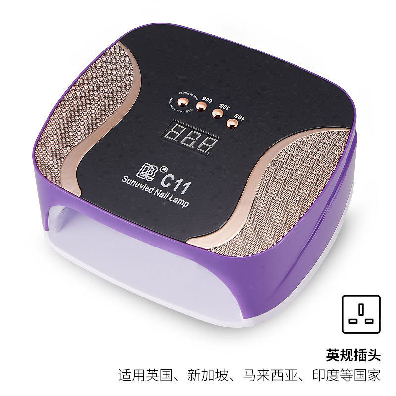 Lámpara de manicura de diamante 308W de alta potencia de manicura horneada UV luz de terapia de luz de velocidad de pegamento de manicura seco máquina de terapia de uñas transfronteriza