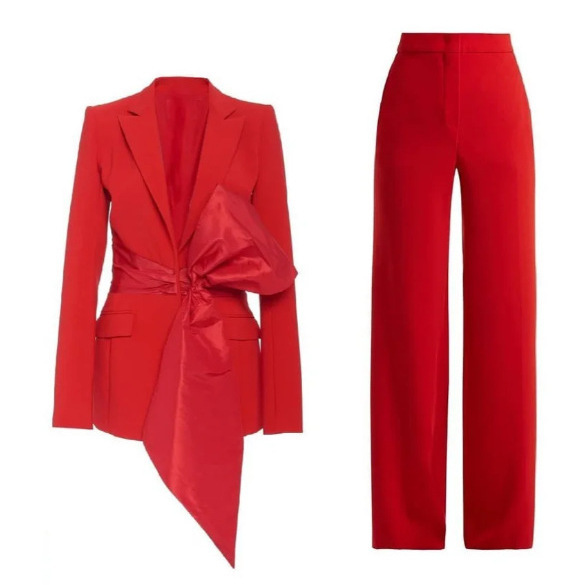 European and American Export Amazon Aliexpress Wish New Women's Suit Two-Piece Fashion Professional Suit