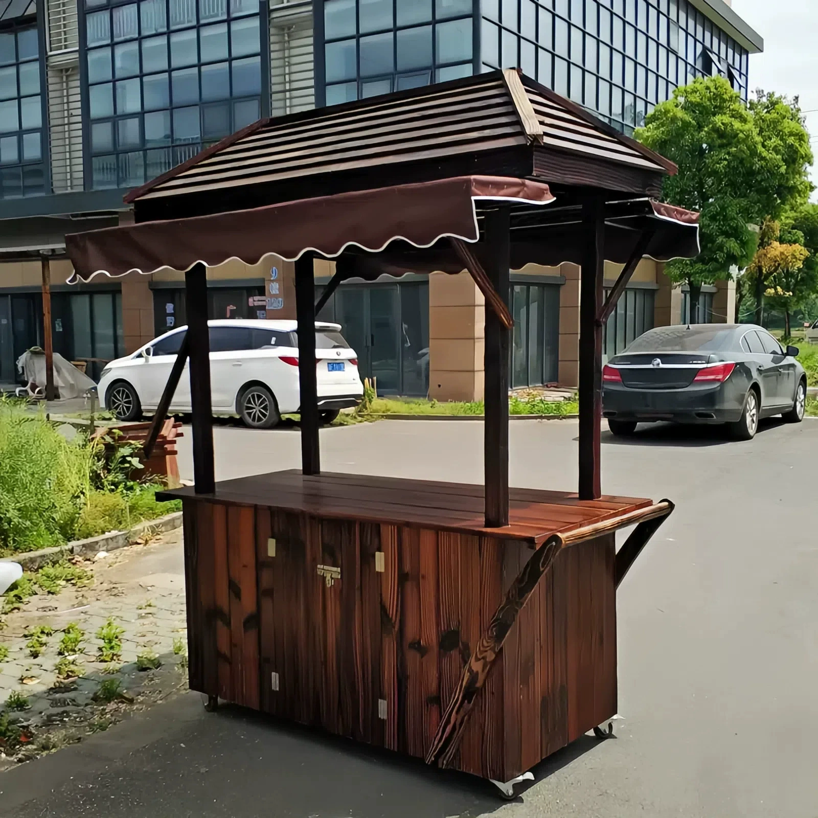 Антикоррозийная деревянная Мобильная будка грузовик торговый центр антикварная продажа автомобилей ночной рынок поплавок ледяной порошок стойло тележка