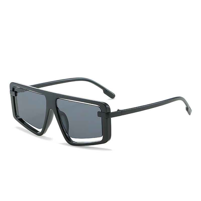 Nuevo de una sola pieza de comercio exterior marco grande gafas de sol hombres y mujeres y2g Millennium estilo caramelo color punk transfronterizo gafas de sol fabricante