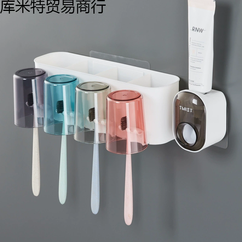 Toothbrush, wall mouthwash