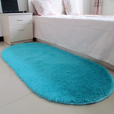 Car Carpet for Home Living Room Coffee - blue-q60-160cm