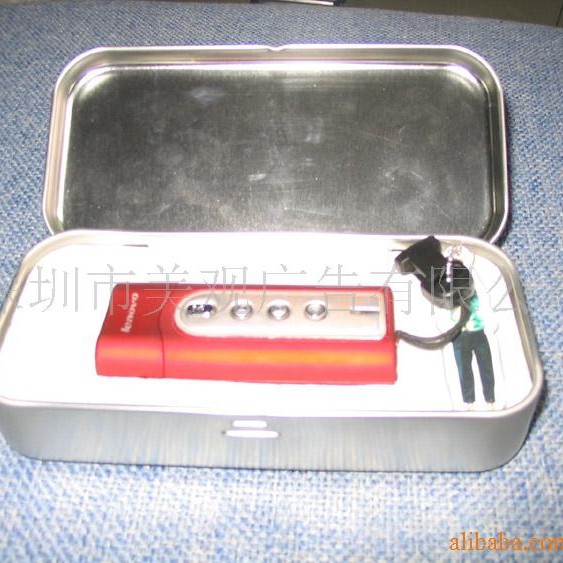 源头厂家 优惠供应ML-249精美马口铁MP3盒 拉伸铁罐 电子包装罐