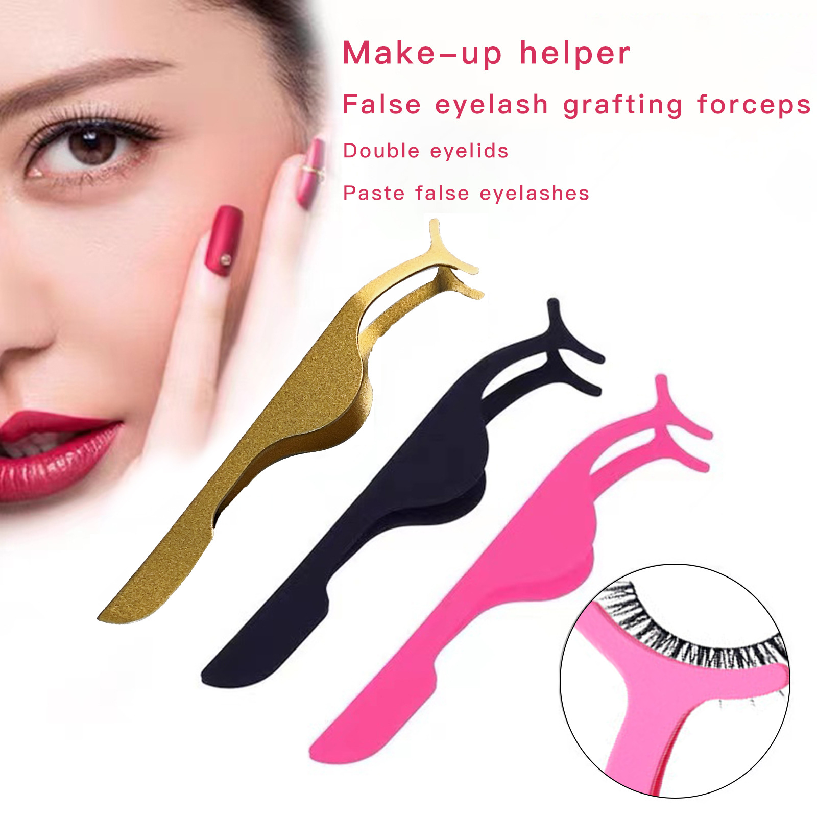 False eyelashes for eyelashes stainless steel