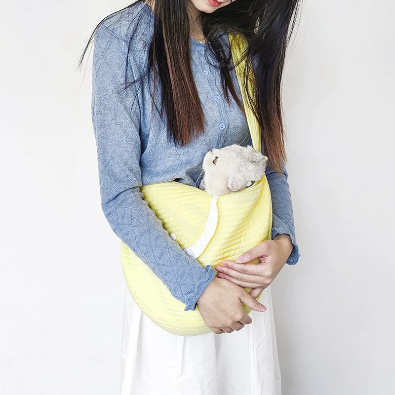 Сумка для домашних животных, портативная большая сумка через плечо, сумка для кошек, сумка из холста Тедди для собак маленького размера