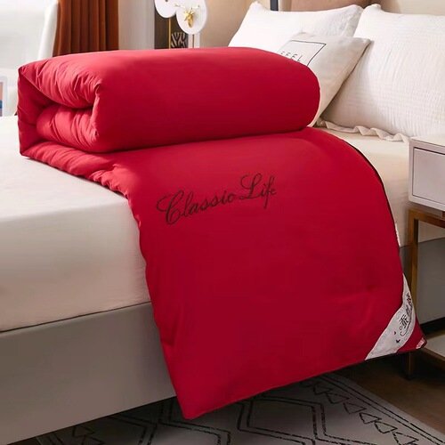 Bulk silk comforter single student wedding winter hotel spring cotton gift trade show comforter core blanket