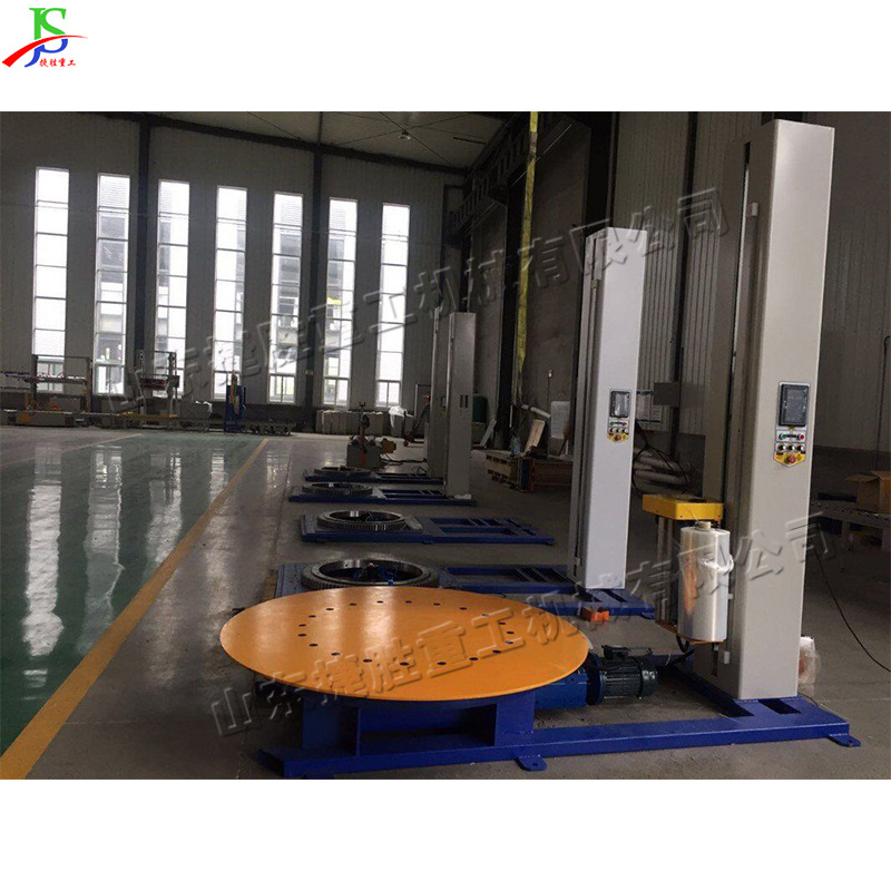 2000A bandeja automática máquina de bobinado máquina de embalaje de película de bobinado vertical máquina de embalaje de productos de vidrio máquina de embalaje