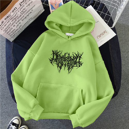  Southeast Asia Hooded Sweatshirt for Women - Autumn New Korean Style Loose Women's Top - Versatile and Simple Student Fleece-lined