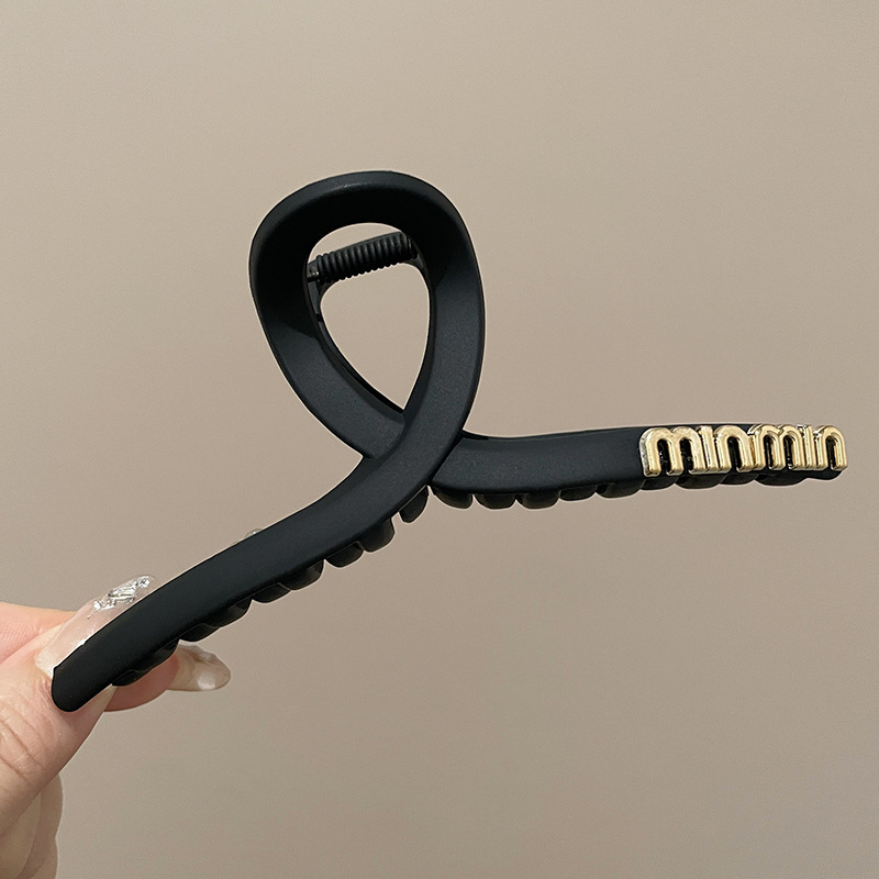 2025 estilo coreano nuevo clip de tiburón grande temperamento elegante pinza para el cabello de alta calidad para mujer