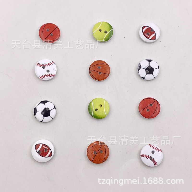 15mm fondo blanco pintado de madera botones decorativos de madera impreso flores y plantas, botones de rayas a cuadros 100 un paquete