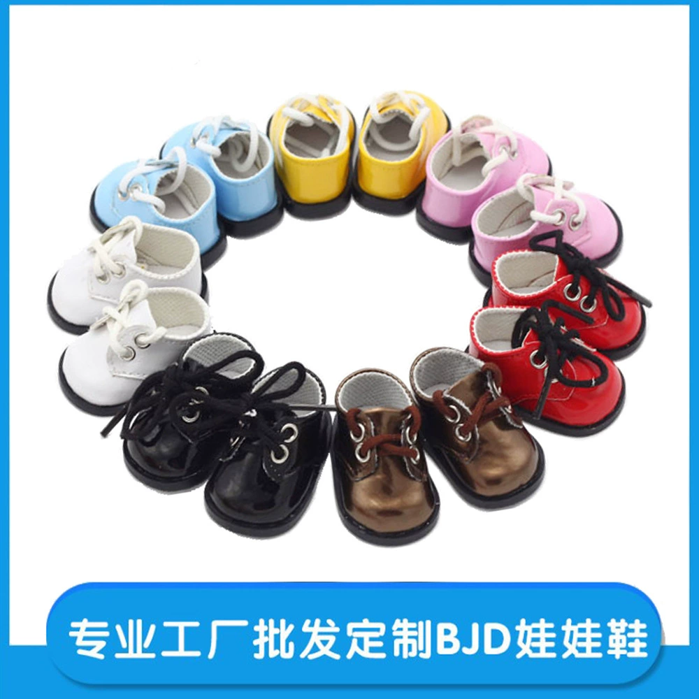 Кожаные туфли для кукол (Milu) для кукол 20 см, стиль Casual Sports, размеры 5.5×2.8 см