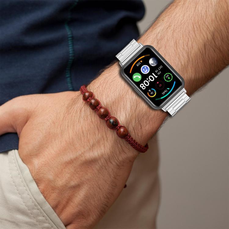 xDfind Tres pulseras metálicas de desmontaje rápido para Huawei Watch D2 / Huawei Band 10 / 9 / 8 NFC / Huawei Wa