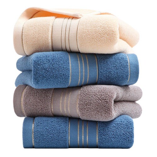 Bath Towel 100% Cotton Wholesale Absorbent Thickened Non- shedding Gift Hotel Towels Manufacturer Wholesale Pure Cotton Towels