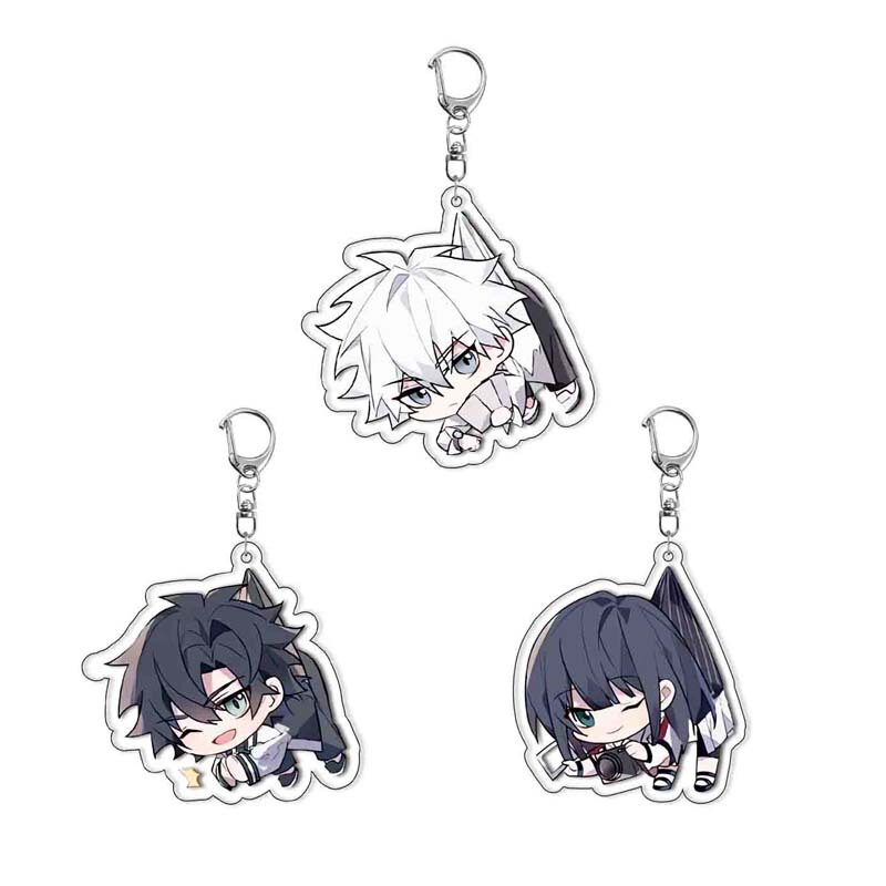 Interlayer Time Agent Lu Guangcheng Hours Acrylic Keychain Pendant Cross-border in stock Around People