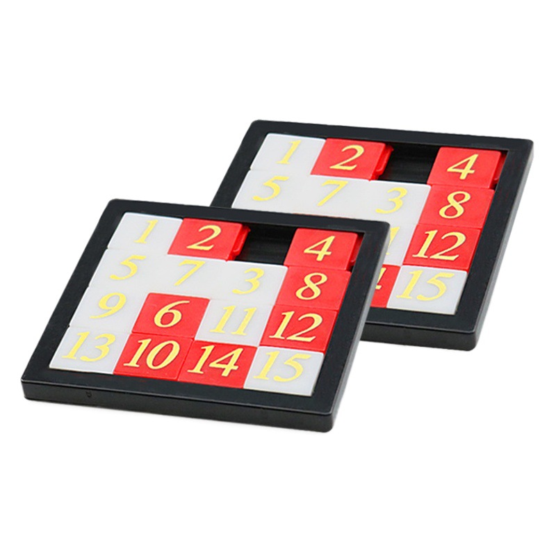 Dorado digital huarong camino nostálgico rompecabezas deslizante de los niños educación temprana inteligencia desarrollo juguete escuela kindergarten regalo