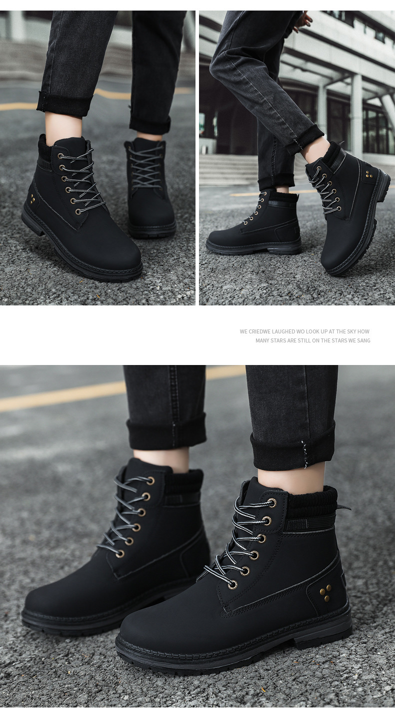 2023 nuovi stivali Martin in stile coreano di grandi dimensioni stivali da donna per il commercio estero transfrontaliero stivali da esterno con suola spessa autunnali e invernali all-match sin_voghion.com