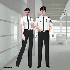 夏季酒店秩序服安保工作服定做厂家方案保安制服派登服饰定制刺绣