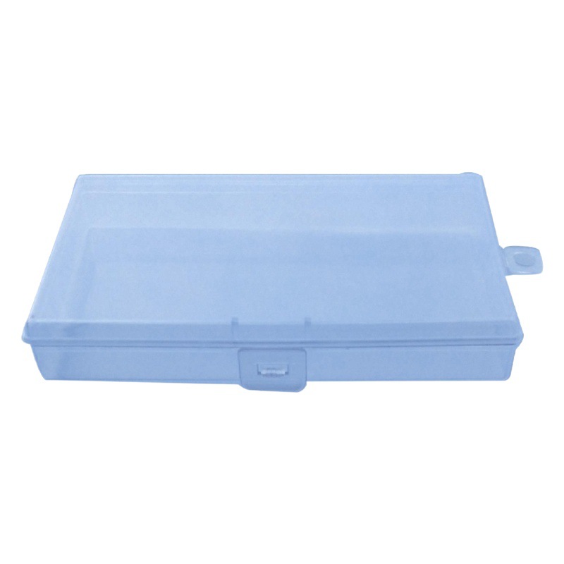 Caja de muestra de plástico rectangular transparente caja vacía caja de inyección a juego cero caja de embalaje caja de almacenamiento de herramientas caja al por mayor PP largo