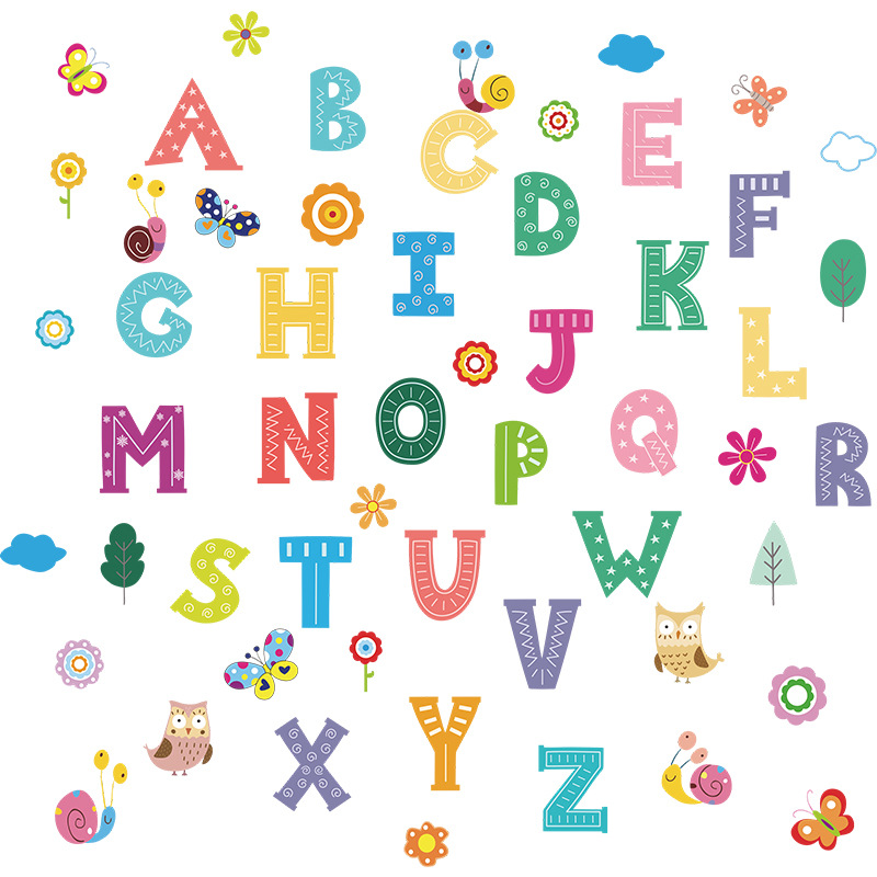 New Simple 26 English Letters Stickers display picture 2