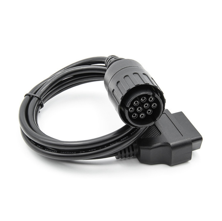 OBD Cable 10 PIN for bmw ICOM D Moto 满针满线 适合 宝马摩托