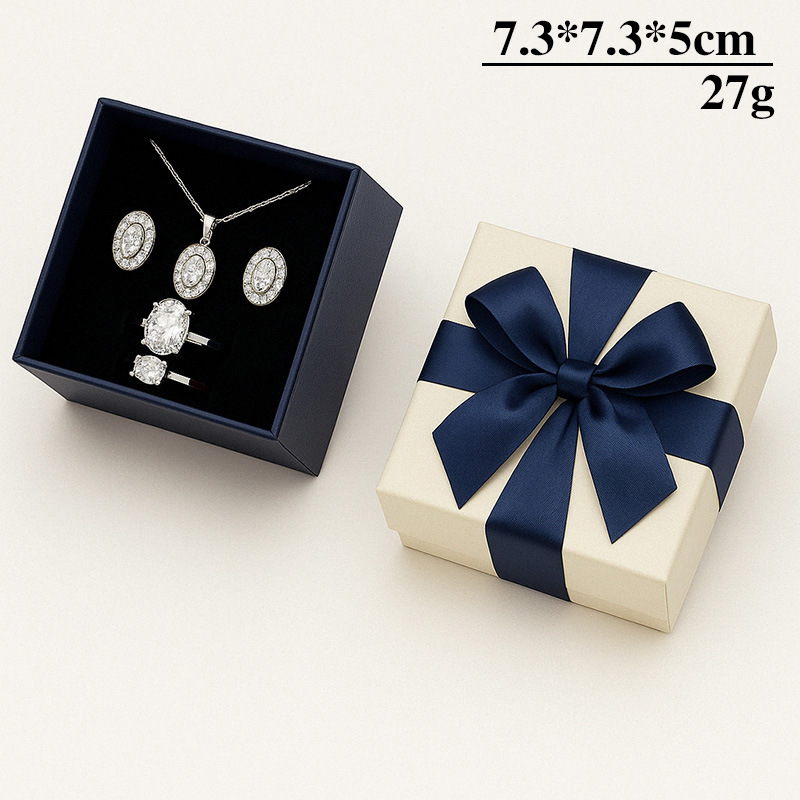 Cubierta beige fondo azul; 73*73*50mm