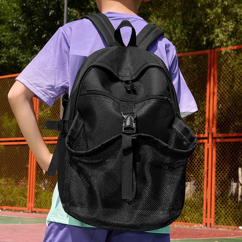 Cross border new pattern Basketball bag Storage bag Bag children football volleyball Netbag knapsack student Shoulders schoolbag Storage