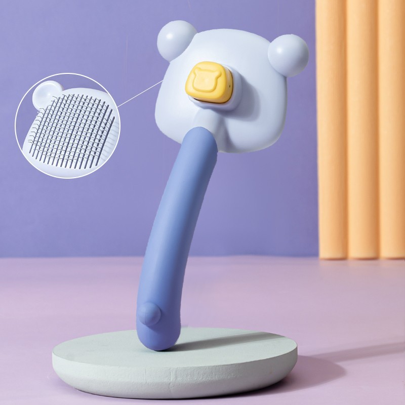 보라색 곰 머리