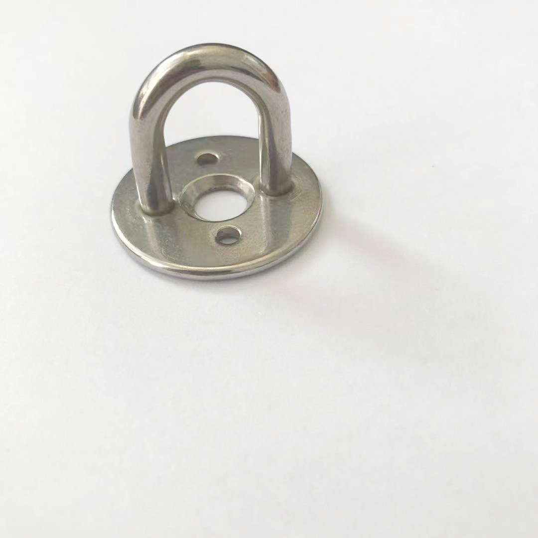 304316圆形门扣  遮阳帆配件   船扣船用眼板不锈钢固定扣