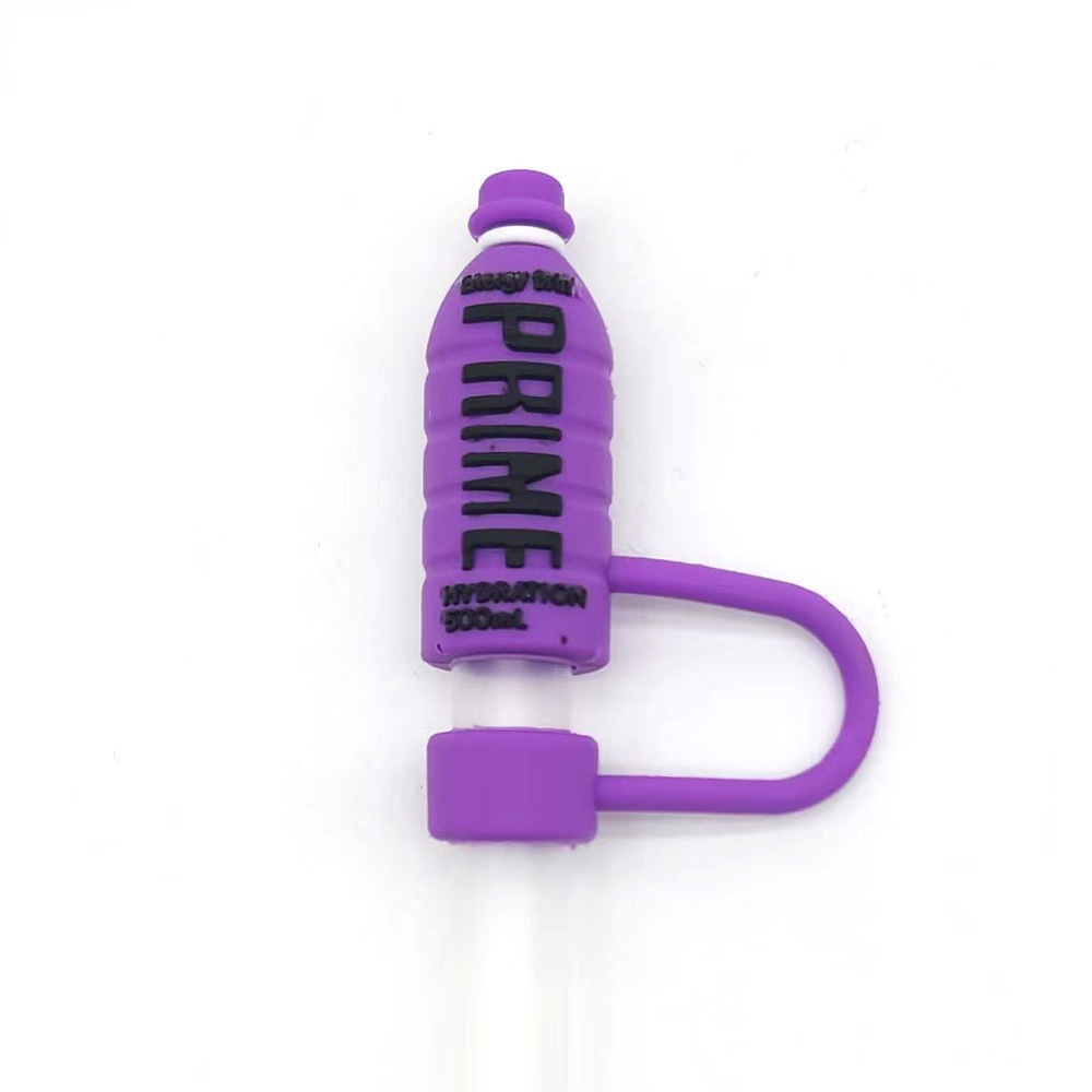 Calent Single Buzz Lightyear 10mm cubierta de cubierta de paja de goma suave cubierta de cubierta de paja Stanley cubierta de paja de polvo cubierta de paja
