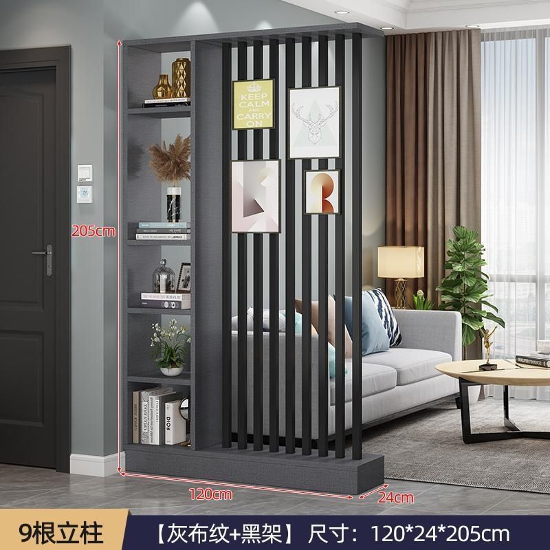 落地屏风隔断客厅2025新款家用中式创意隔断入户正对门装饰屏风柜|undefined