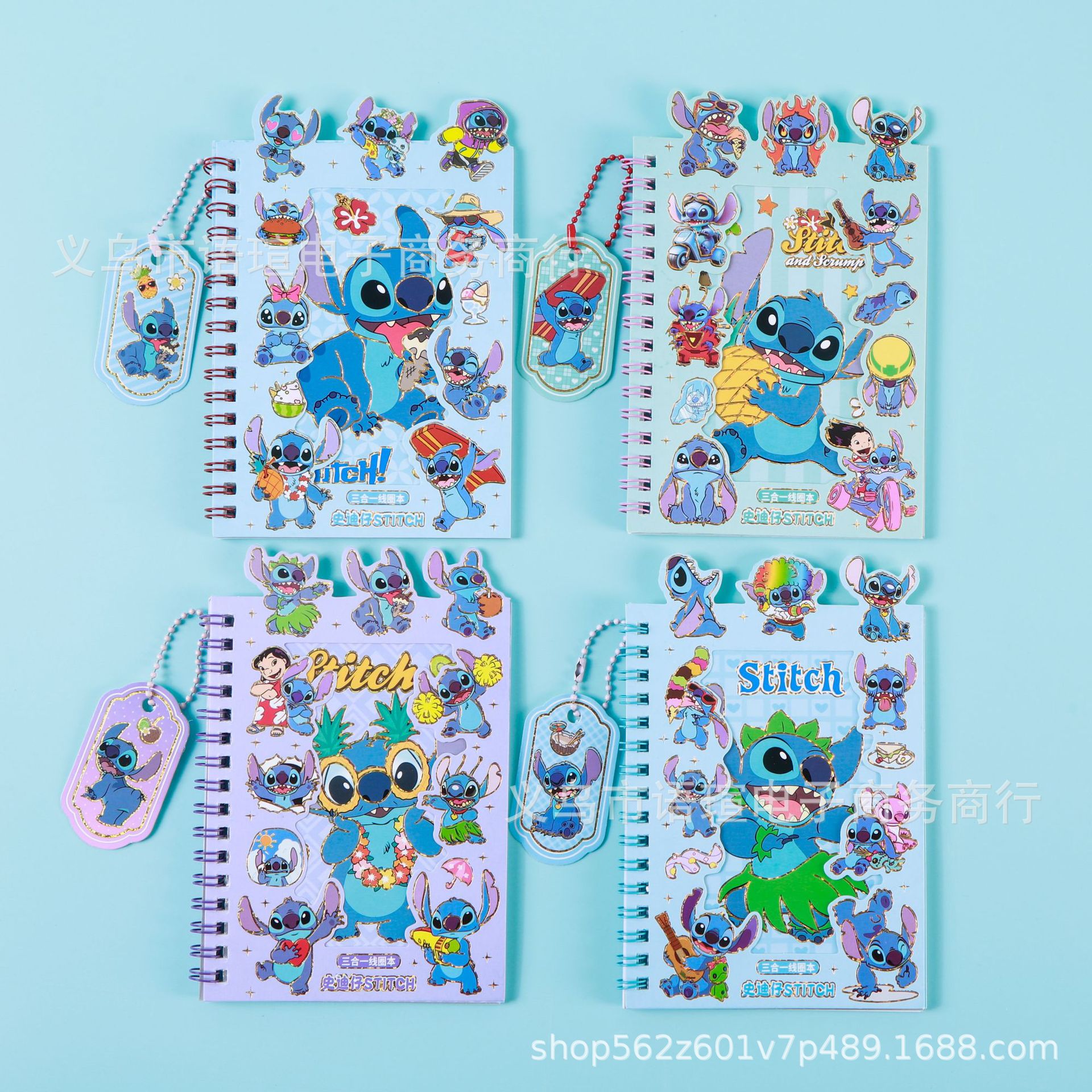 さつまいもシリーズかわいい手帳三合一線巻本27枚素材本24入箱入り手帳素材貼り