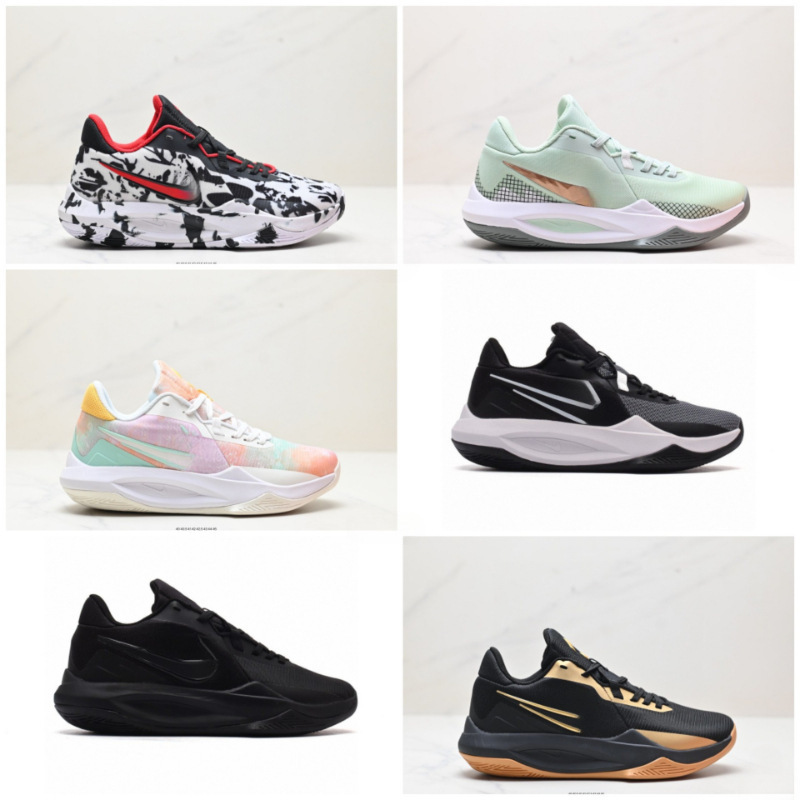 Putian Precision 6 Basketball Shoes Cushioning and Wear-Resistant Casual Precision 6 Sports Shoes Men's Practical Sneakers Pure Original